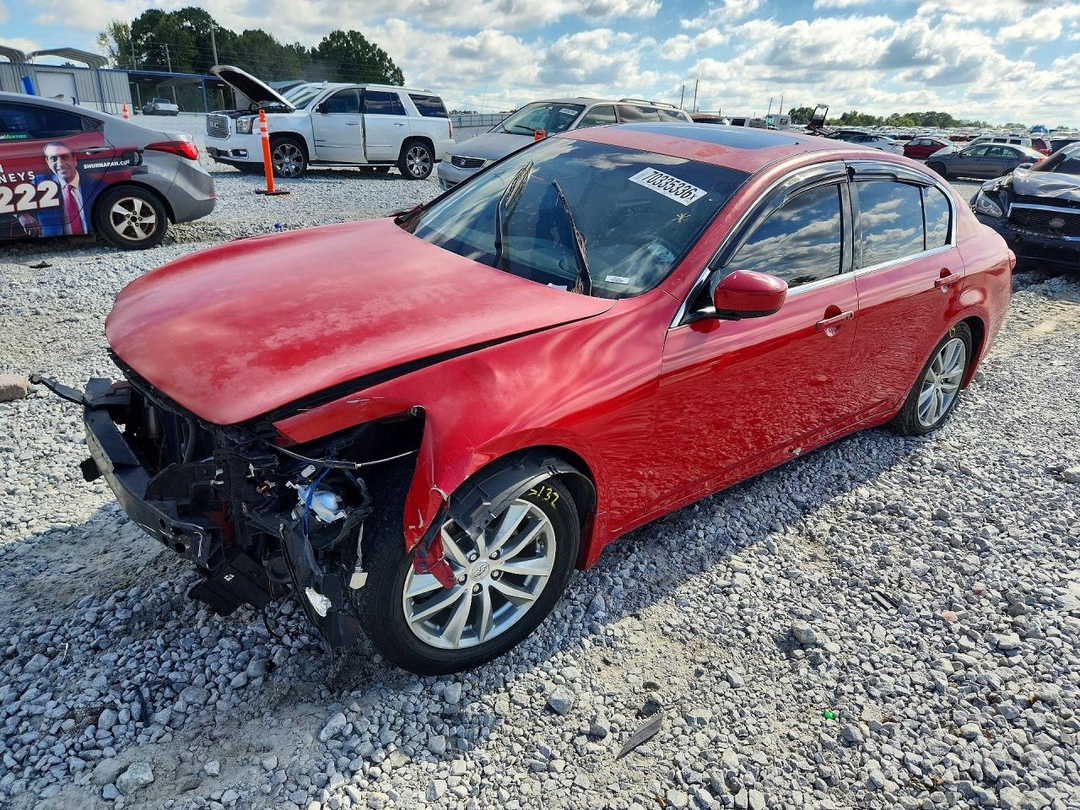 Vue de 2010 INFINITI G37 SEDAN BASE, angle 1