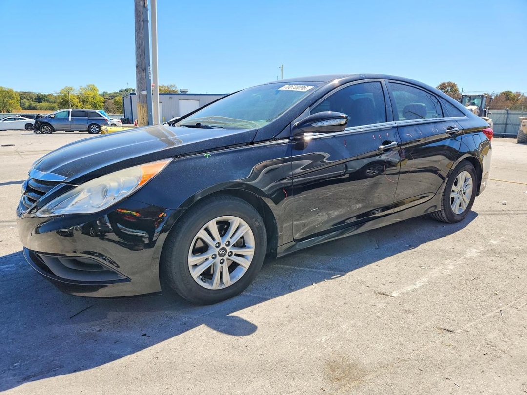 Вид 2014 HYUNDAI SONATA GLS, угол 1