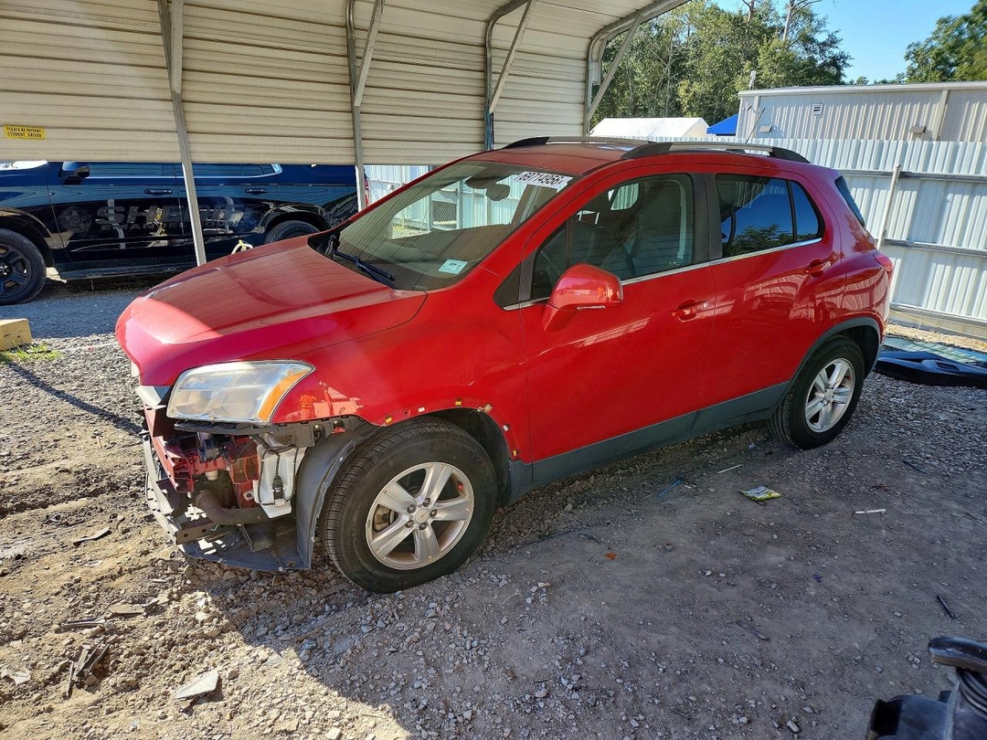 Вид 2016 CHEVROLET TRAX 1LT, угол 1