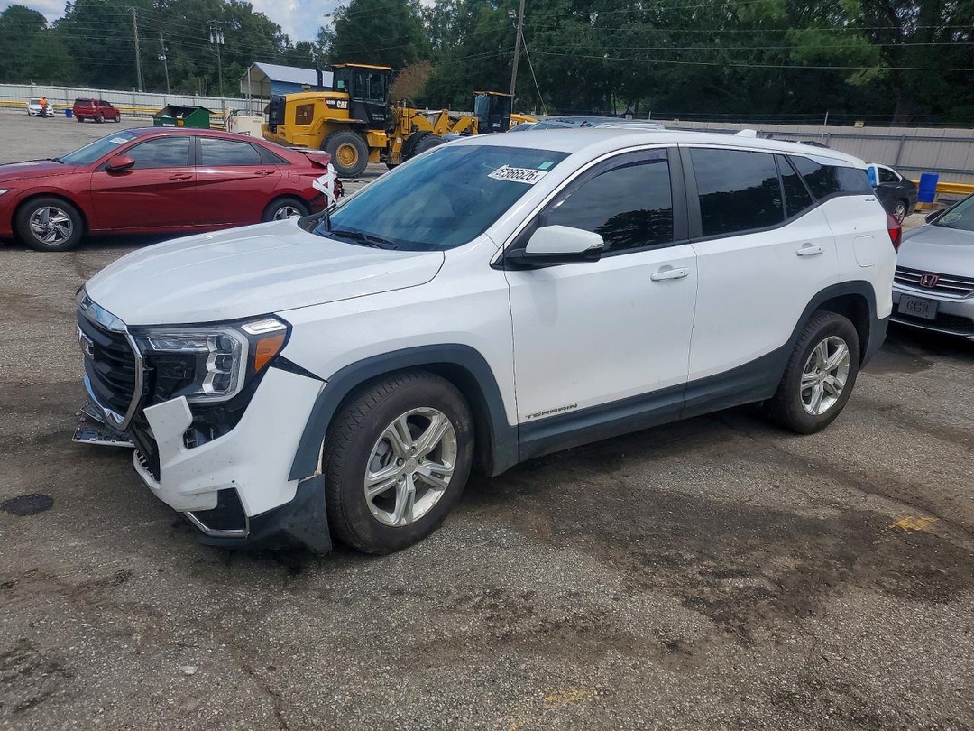 Вид 2022 GMC TERRAIN SLE, угол 1