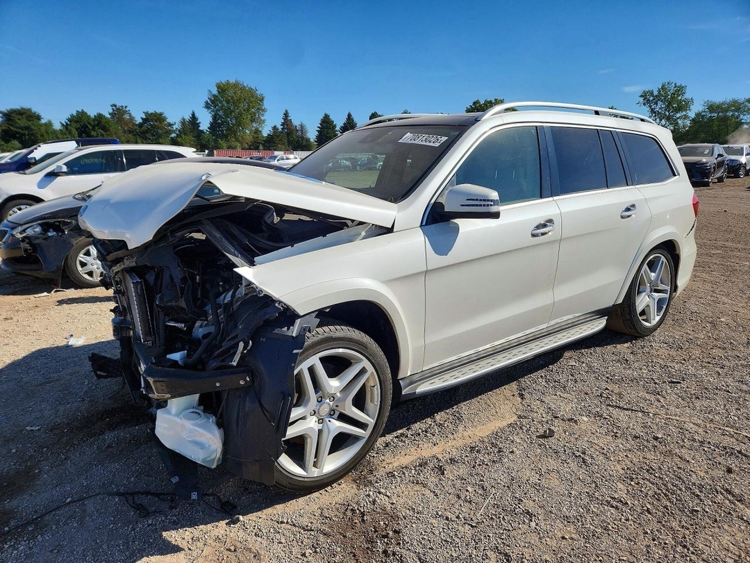 Vista de 2015 MERCEDES-BENZ GL 550 4MATIC, ángulo 1