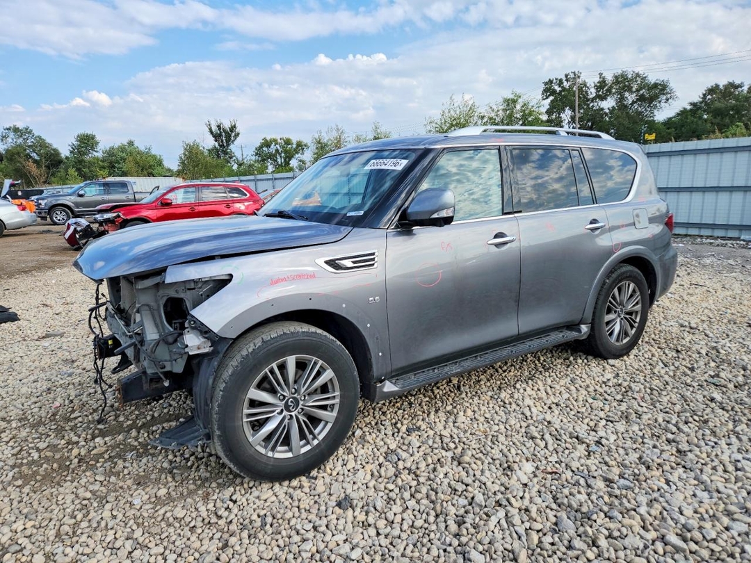 Vedere 2020 INFINITI QX80 LUXE, unghi 1