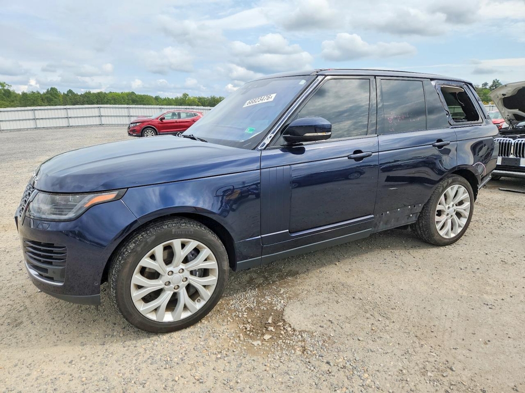 Vue de 2020 LAND ROVER RANGE ROVER HSE, angle 1