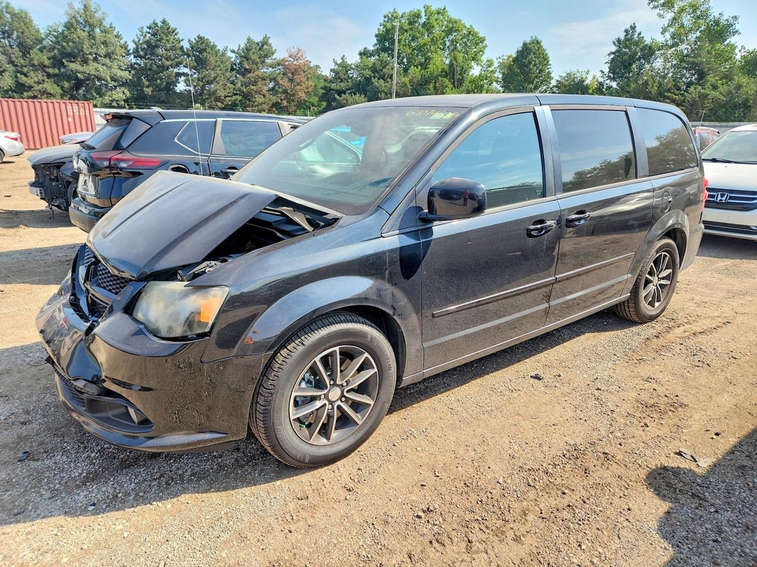 Vedere 2014 DODGE GRAND CARAVAN SXT, unghi 1