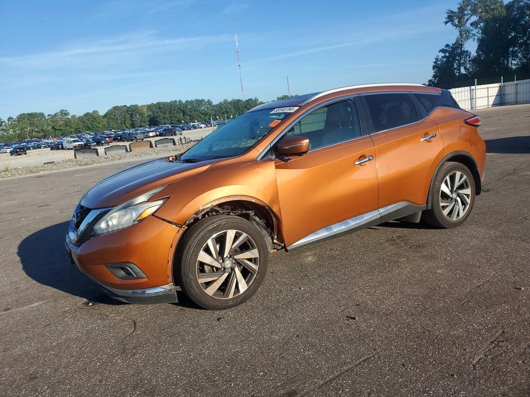 Вид 2015 NISSAN MURANO PLATINUM, угол 1