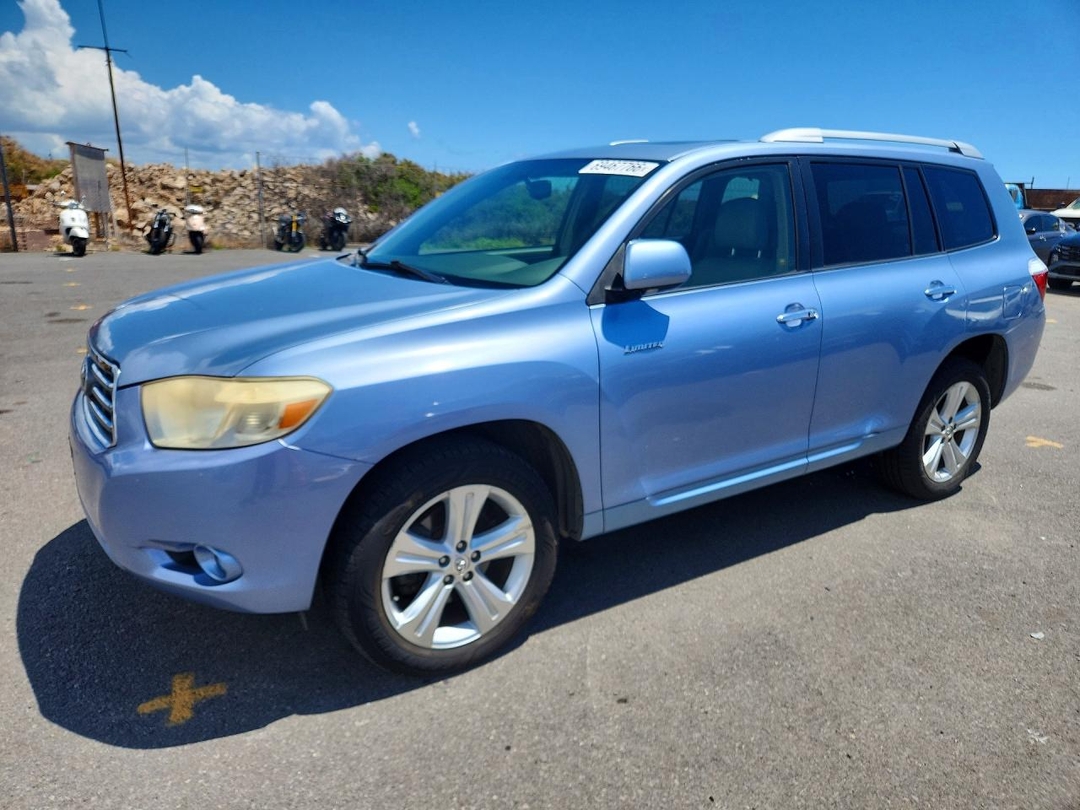 منظر 2008 TOYOTA HIGHLANDER LIMITED، زاوية 1
