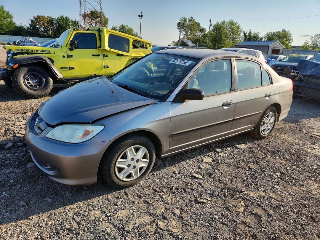 Vue de 2005 HONDA CIVIC DX VP, angle 1