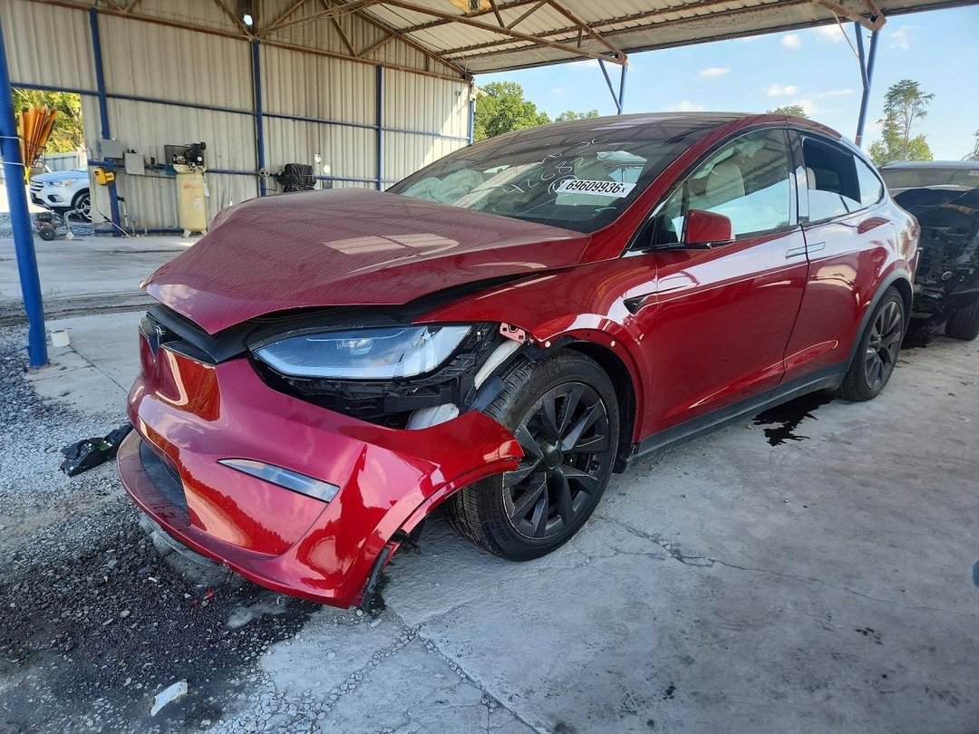 منظر 2023 TESLA MODEL X، زاوية 1