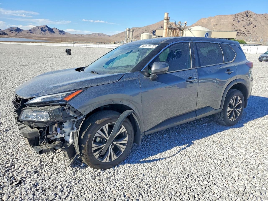 Vue de 2023 NISSAN ROGUE SV, angle 1