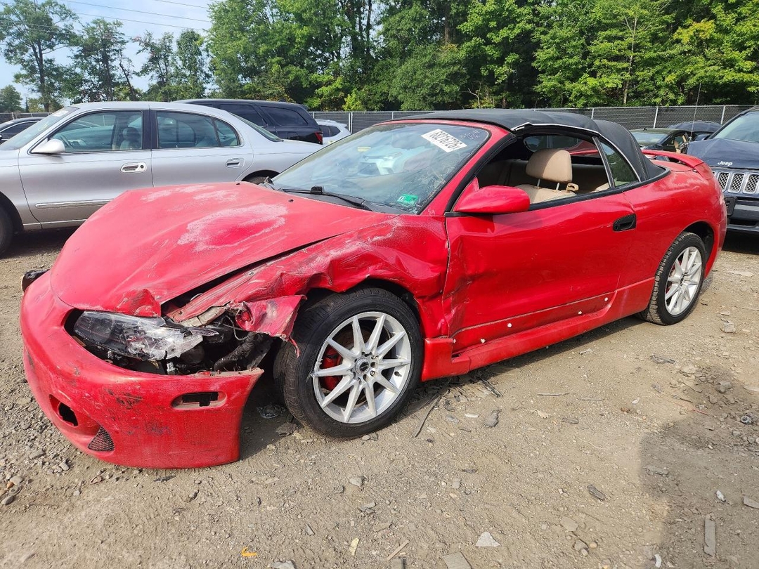 Vista de 1999 MITSUBISHI ECLIPSE SPYDER GS, ángulo 1