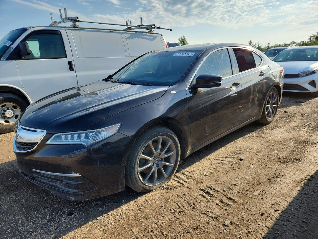 منظر 2015 ACURA TLX TECH، زاوية 1