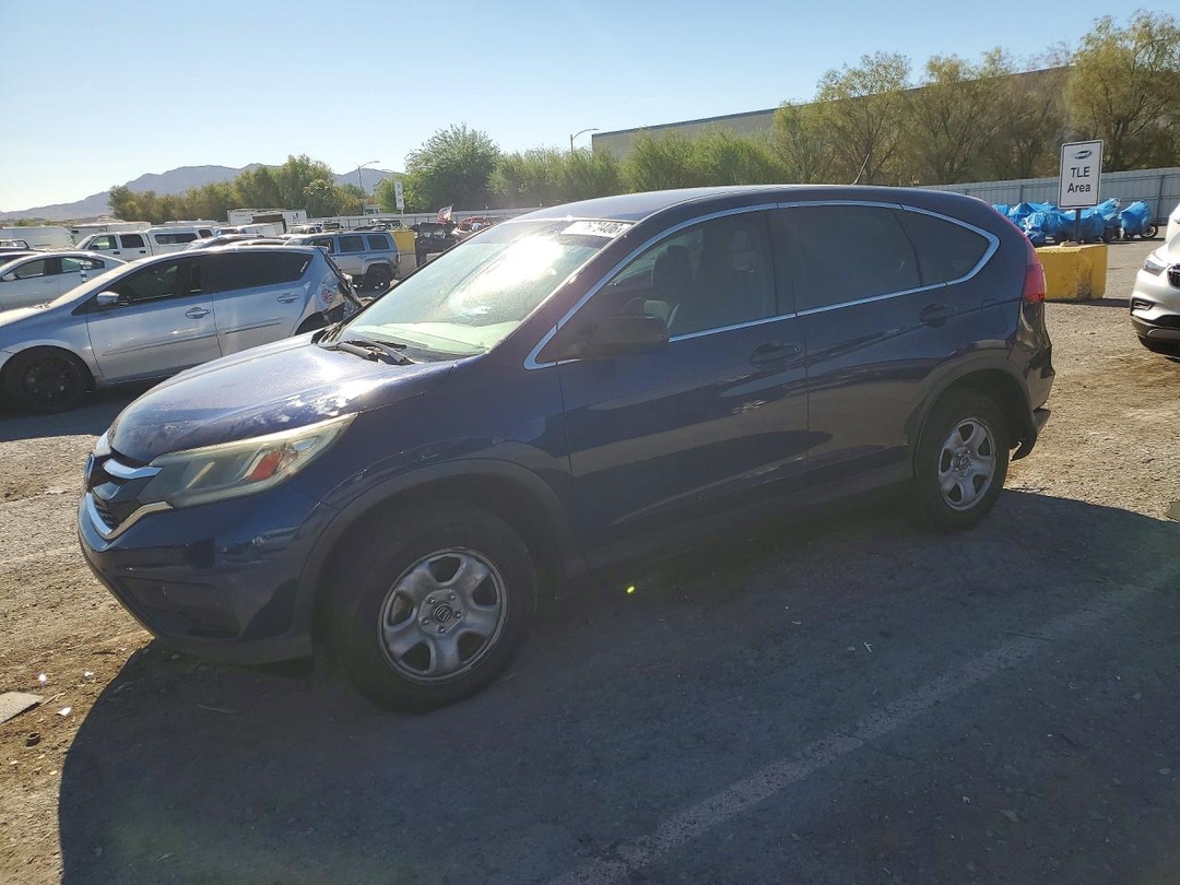 Вид 2015 HONDA CR-V LX, угол 1