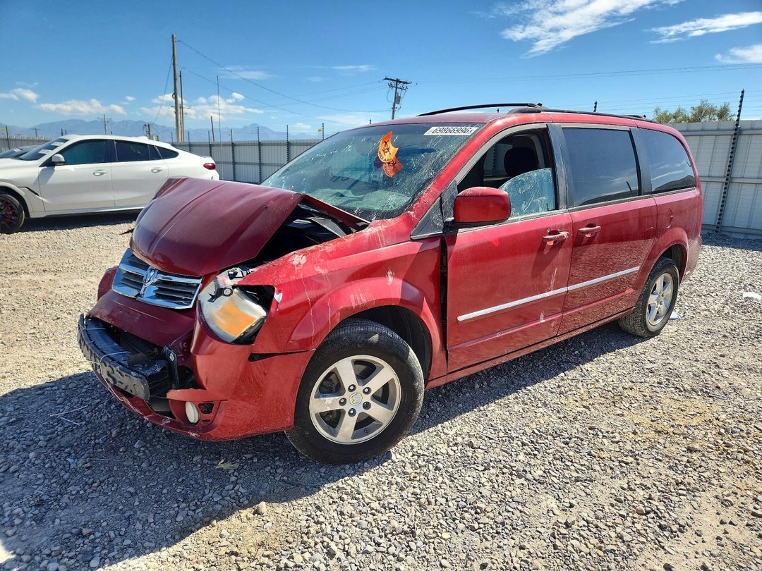 منظر 2009 DODGE GRAND CARAVAN SXT، زاوية 1