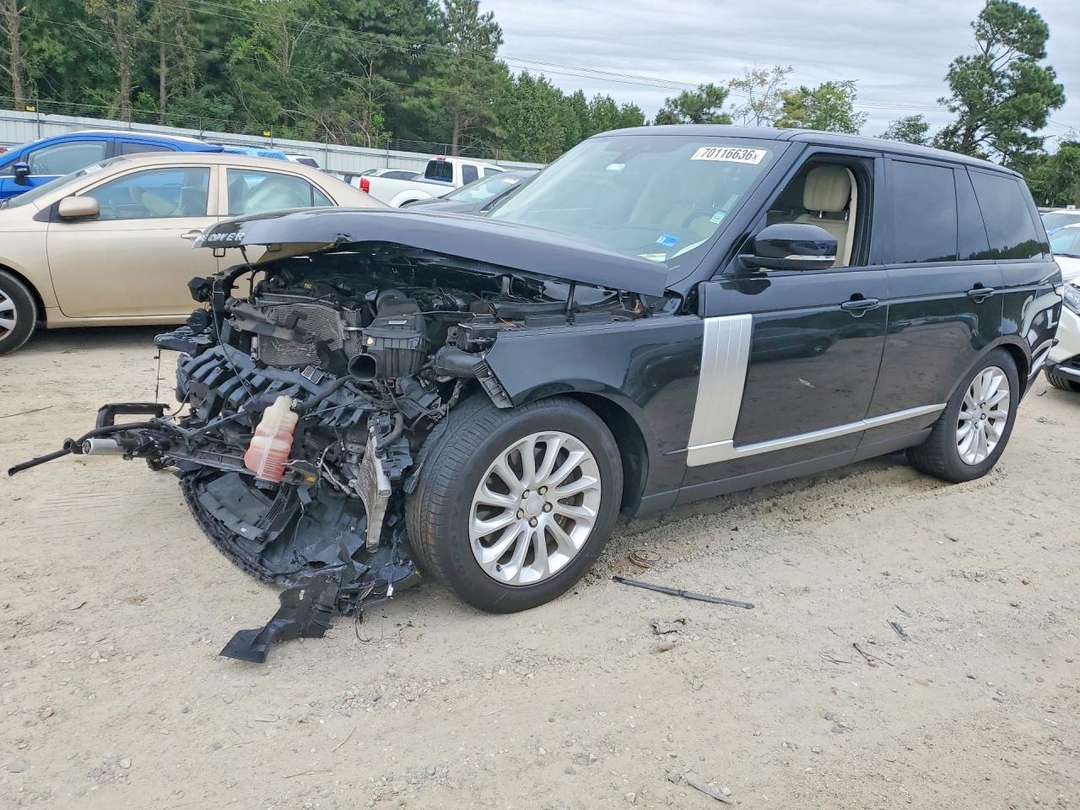 Вид 2019 LAND ROVER RANGE ROVER HSE, угол 1