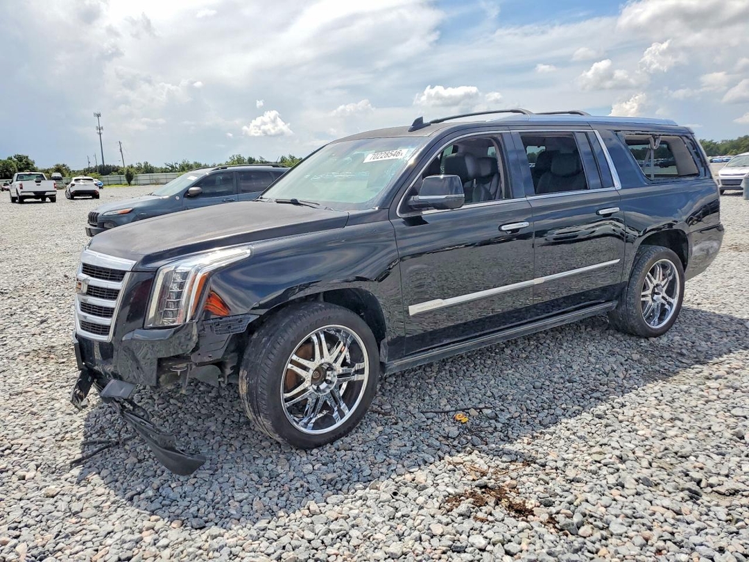 Vue de 2016 CADILLAC ESCALADE ESV PREMIUM, angle 1