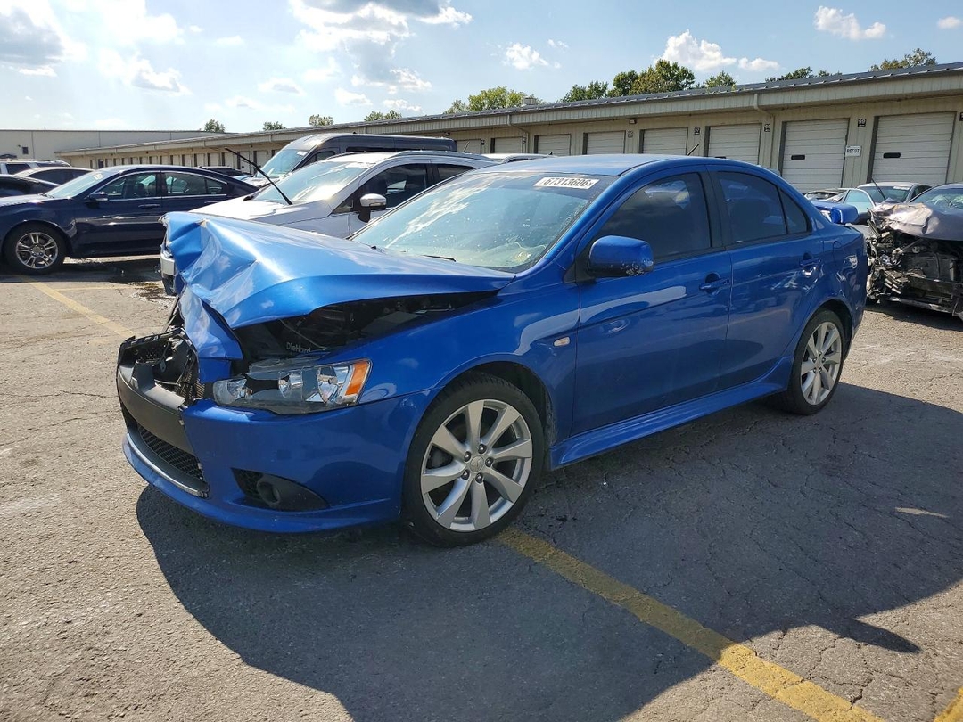 Vue de 2012 MITSUBISHI LANCER GT, angle 1