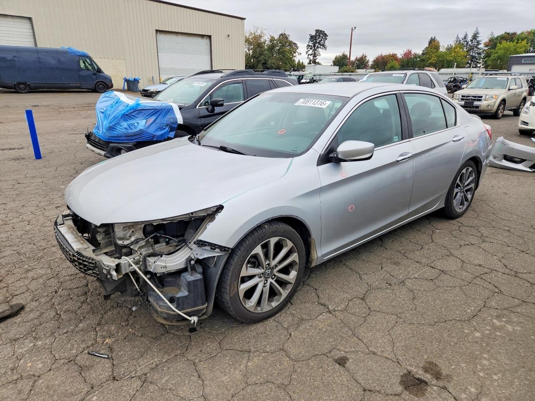Вид 2014 HONDA ACCORD SPORT, угол 1