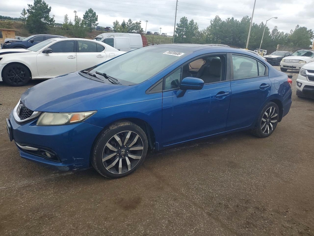 منظر 2015 HONDA CIVIC EXL، زاوية 1