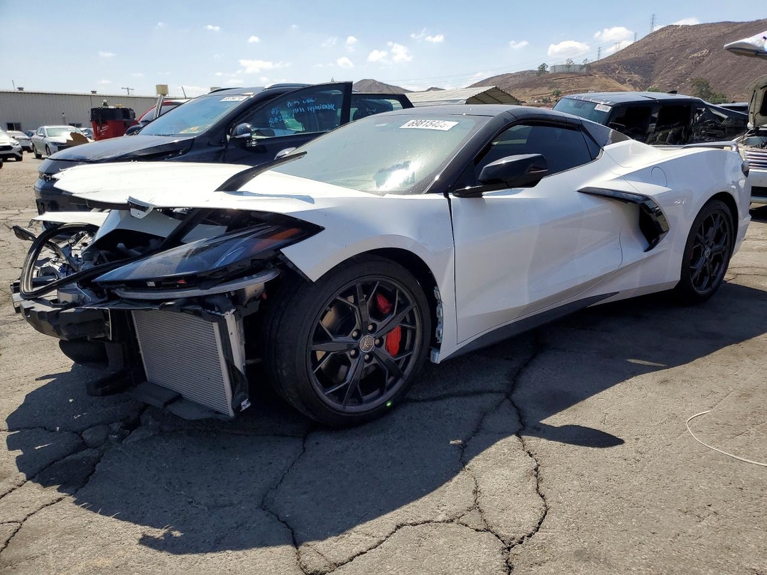 Vedere 2022 CHEVROLET CORVETTE STINGRAY 3LT, unghi 1
