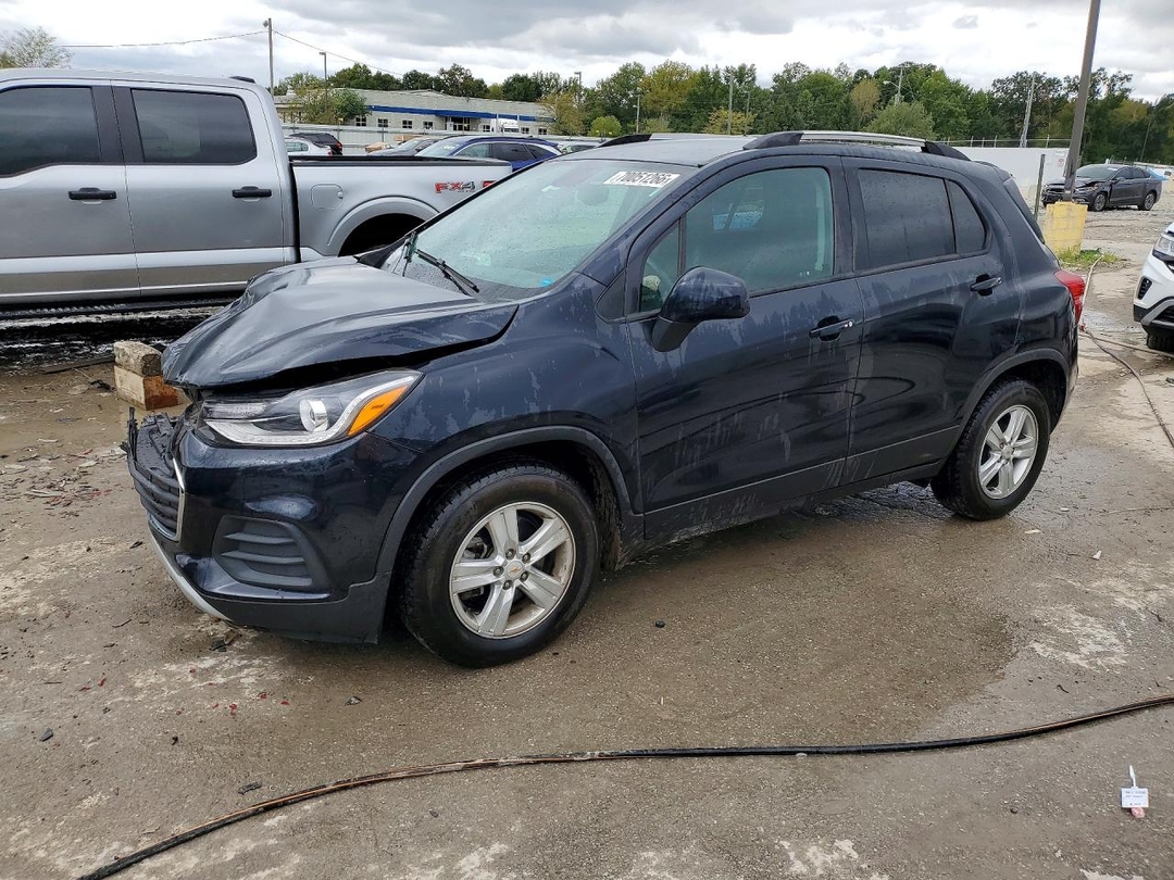 Vue de 2021 CHEVROLET TRAX 1LT, angle 1