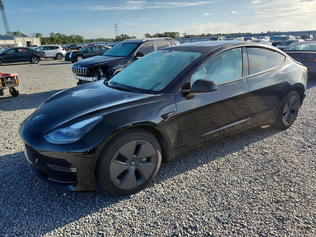 Вид 2023 TESLA MODEL 3, угол 1