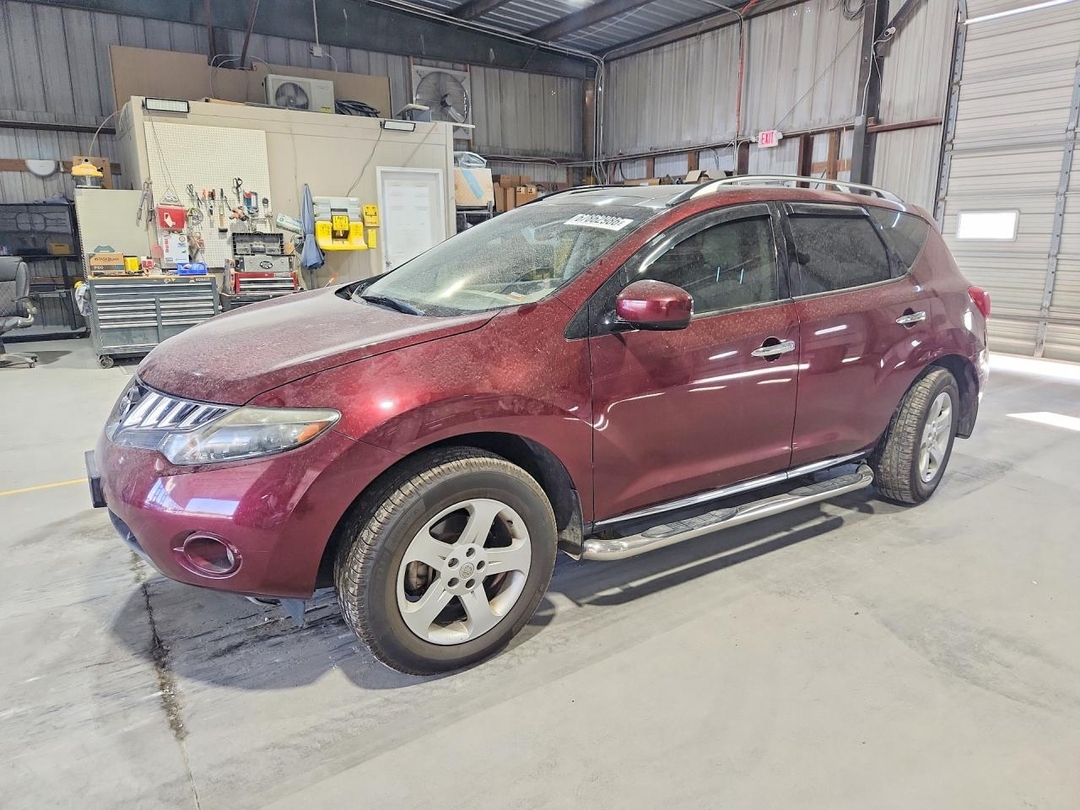 Vue de 2009 NISSAN MURANO S, angle 1