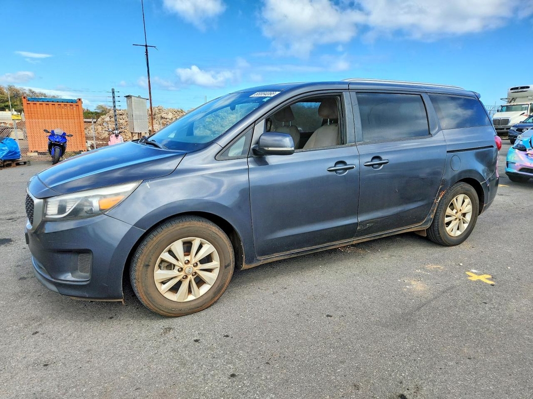 Vedere 2016 KIA SEDONA LX, unghi 1