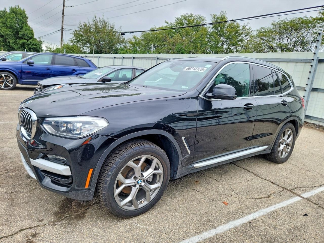 Vedere 2021 BMW X3 XDRIVE30I, unghi 1