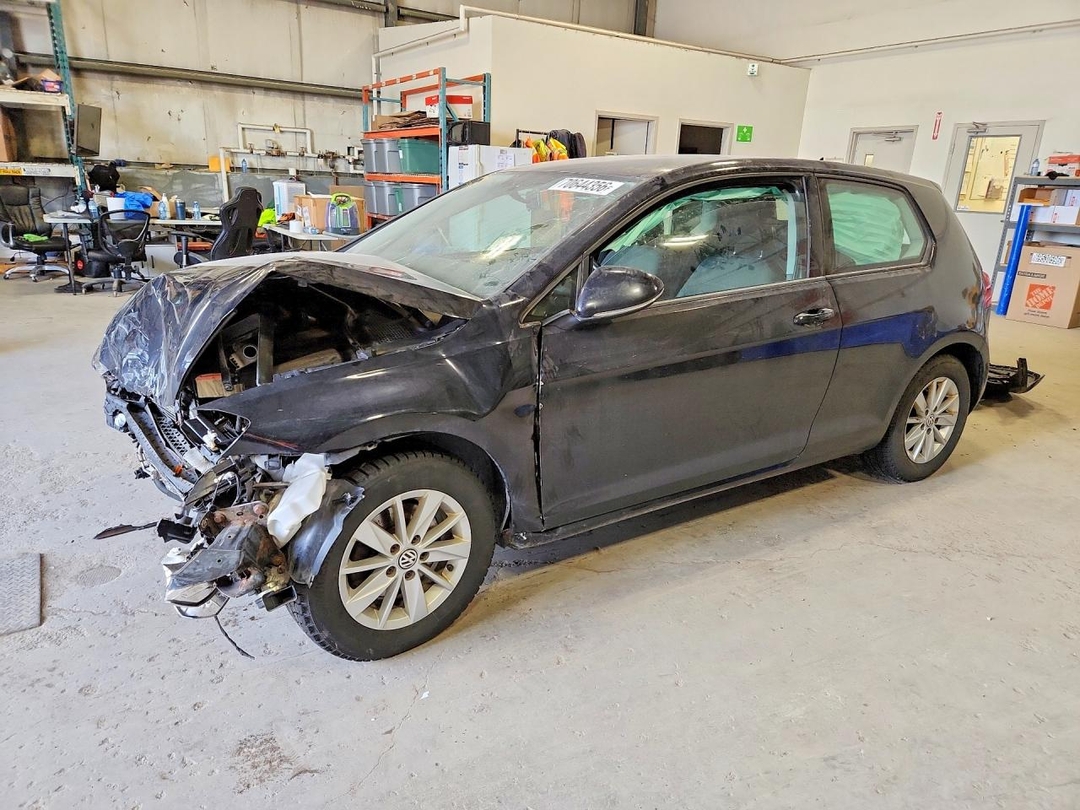 Vista de 2015 VOLKSWAGEN GOLF, ángulo 1