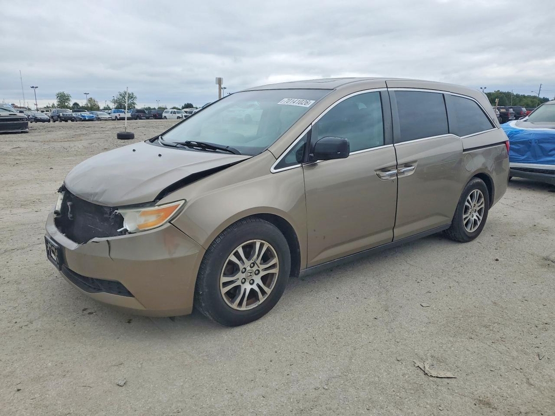Vista de 2012 HONDA ODYSSEY EXL, ángulo 1