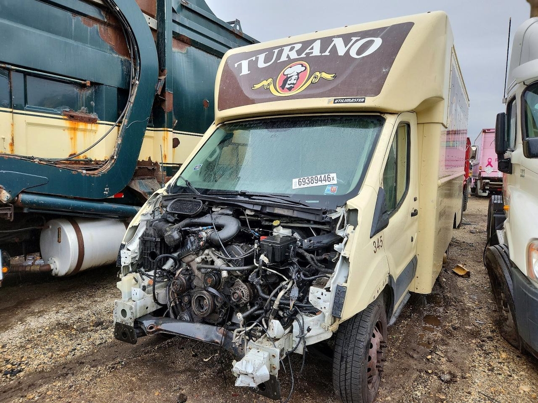 Vista de 2019 FORD TRANSIT DELIVERY TRUCK, ángulo 1