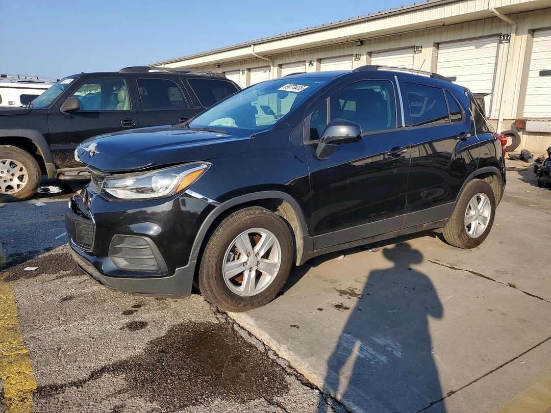 Vue de 2021 CHEVROLET TRAX 1LT, angle 1