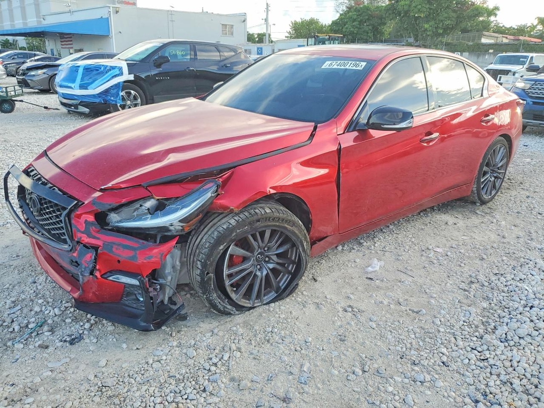 Vue de 2023 INFINITI Q50 RED SPORT 400, angle 1