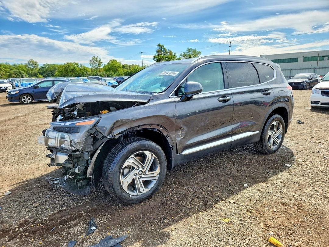 Vista de 2021 HYUNDAI SANTA FE SEL, ángulo 1
