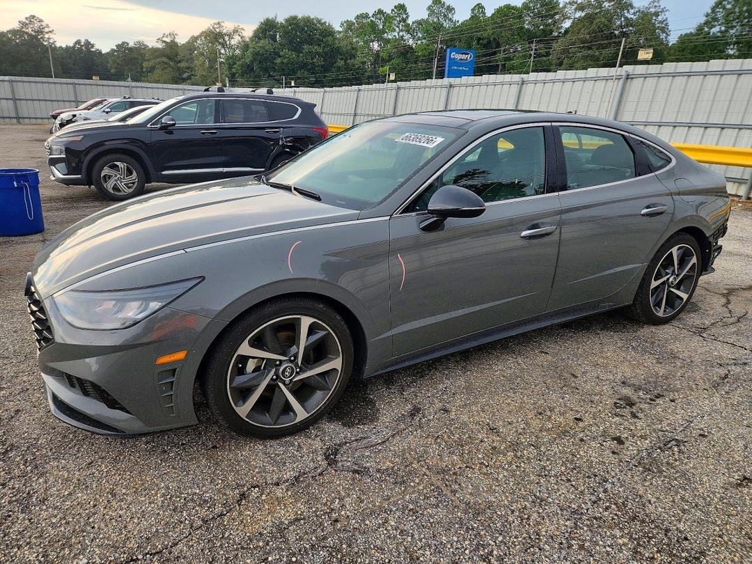 Vue de 2022 HYUNDAI SONATA SEL PLUS, angle 1