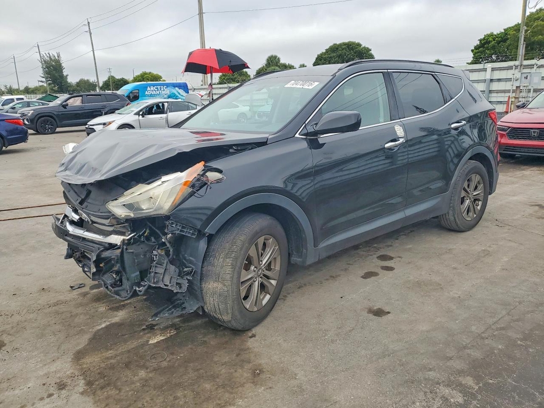 منظر 2014 HYUNDAI SANTA FE SPORT 2.4L، زاوية 1