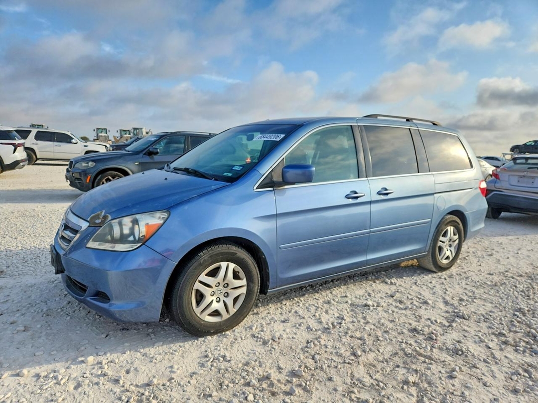 Вид 2007 HONDA ODYSSEY EXL, угол 1