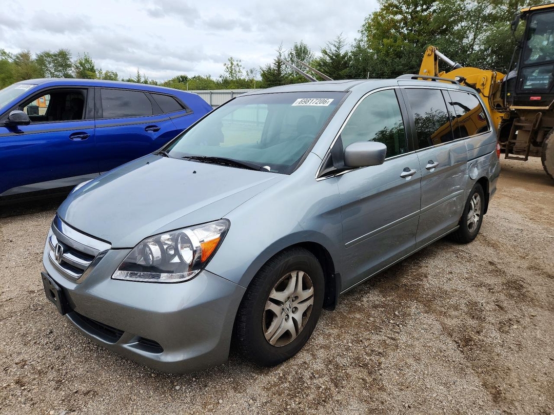 منظر 2007 HONDA ODYSSEY EXL، زاوية 1