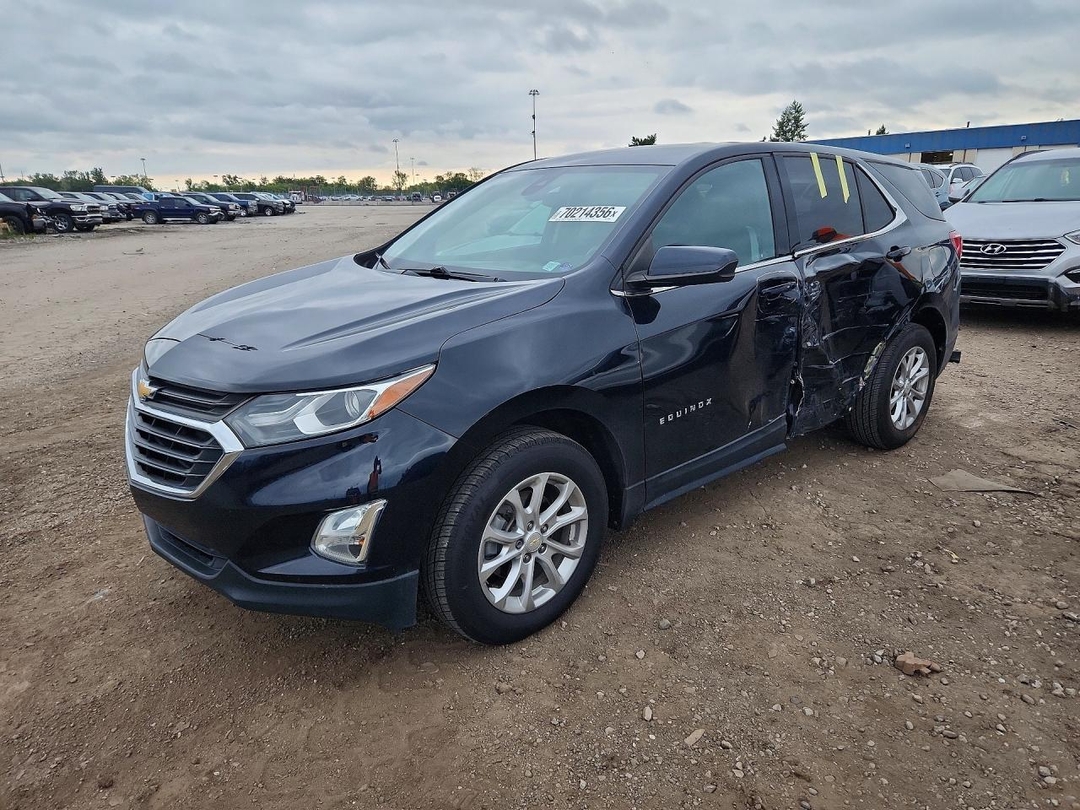 Vue de 2020 CHEVROLET EQUINOX LT, angle 1