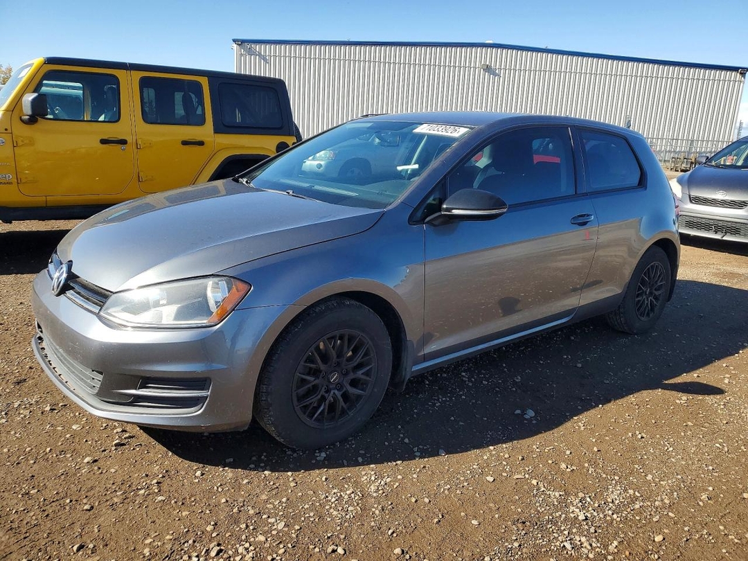 Vista de 2015 VOLKSWAGEN GOLF, ángulo 1