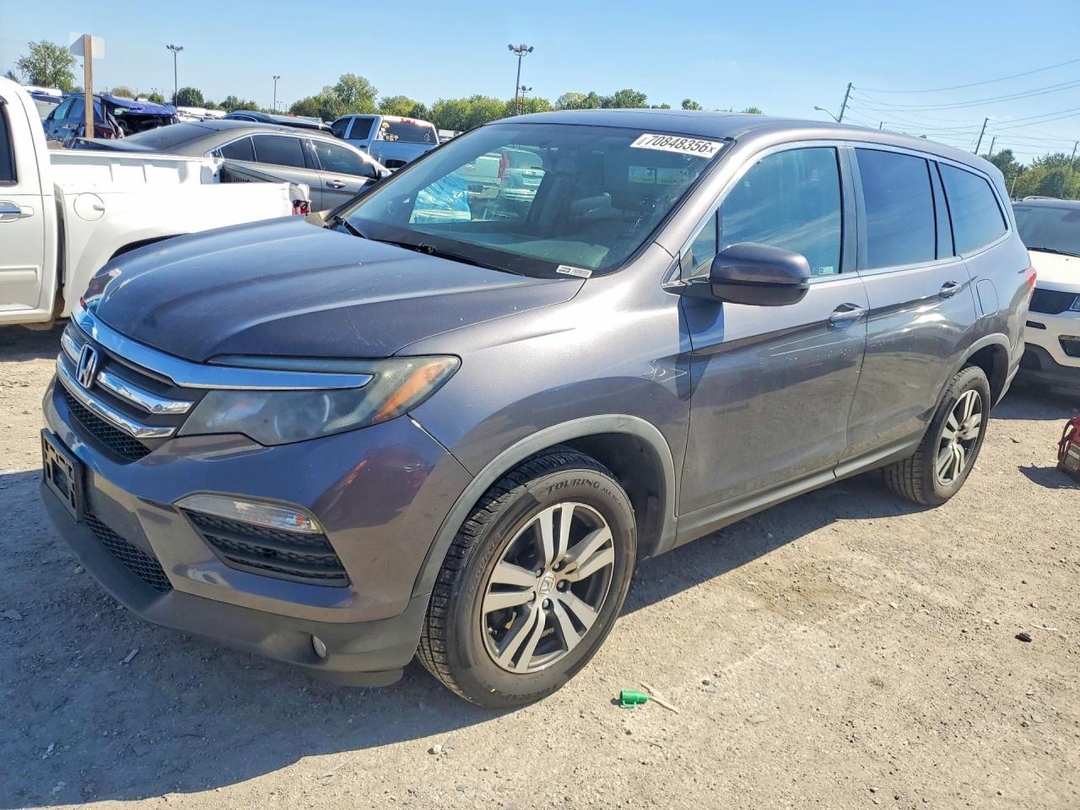 Вид 2018 HONDA PILOT EXL, угол 1