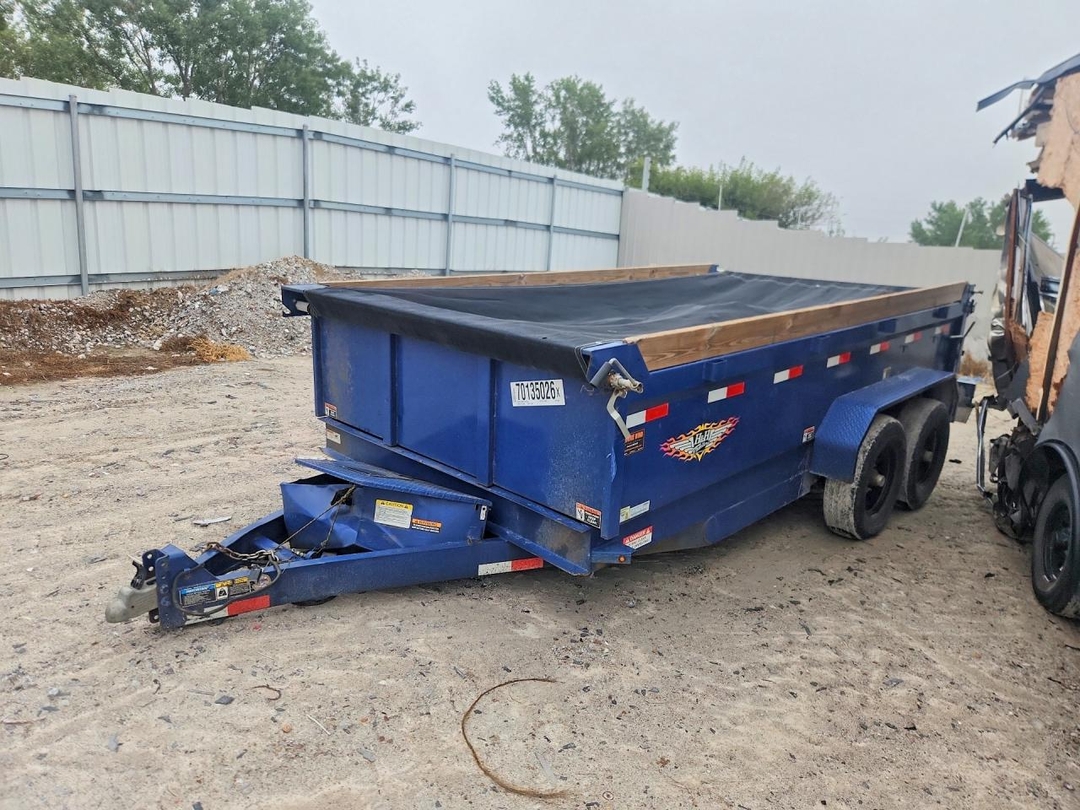 منظر 2023 H &amp; H H8314DBW-B-140 DUMP TRAILER، زاوية 1