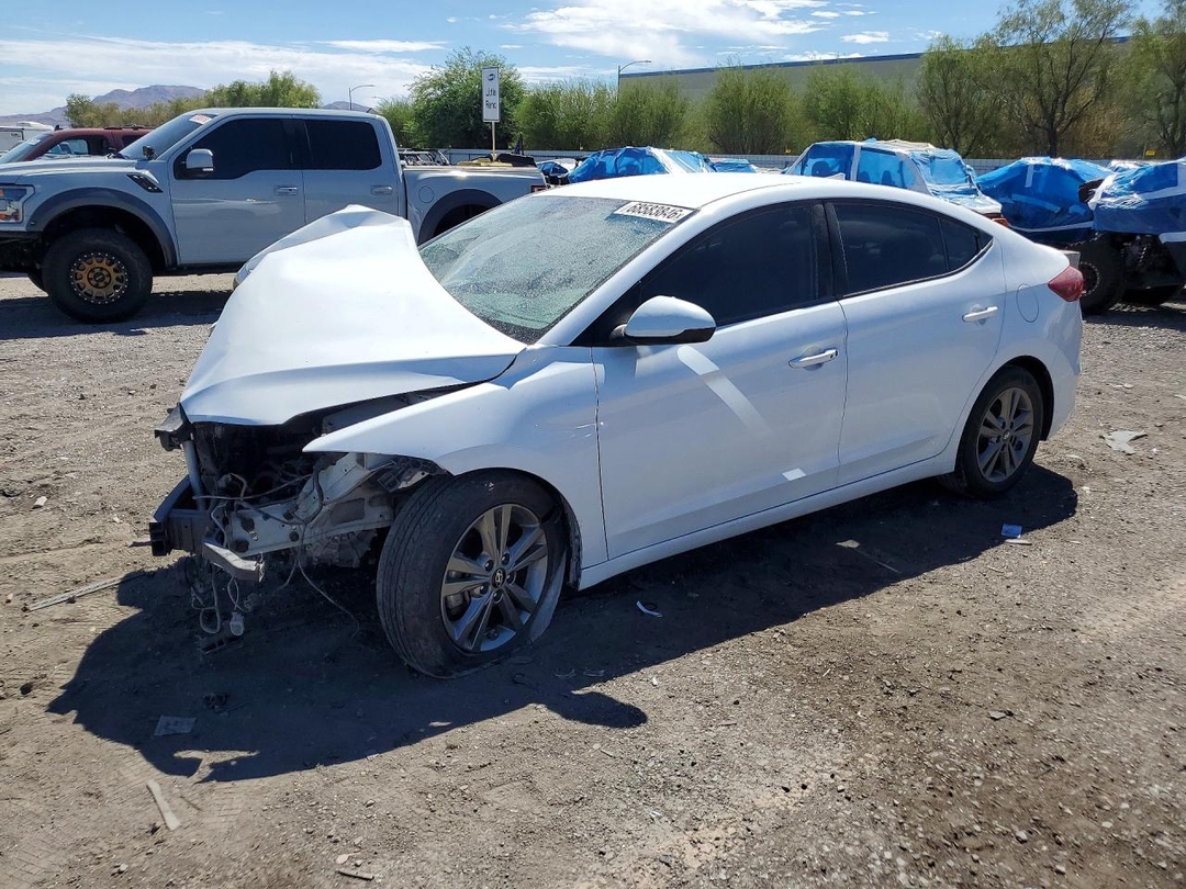 Vue de 2017 HYUNDAI ELANTRA SE, angle 1