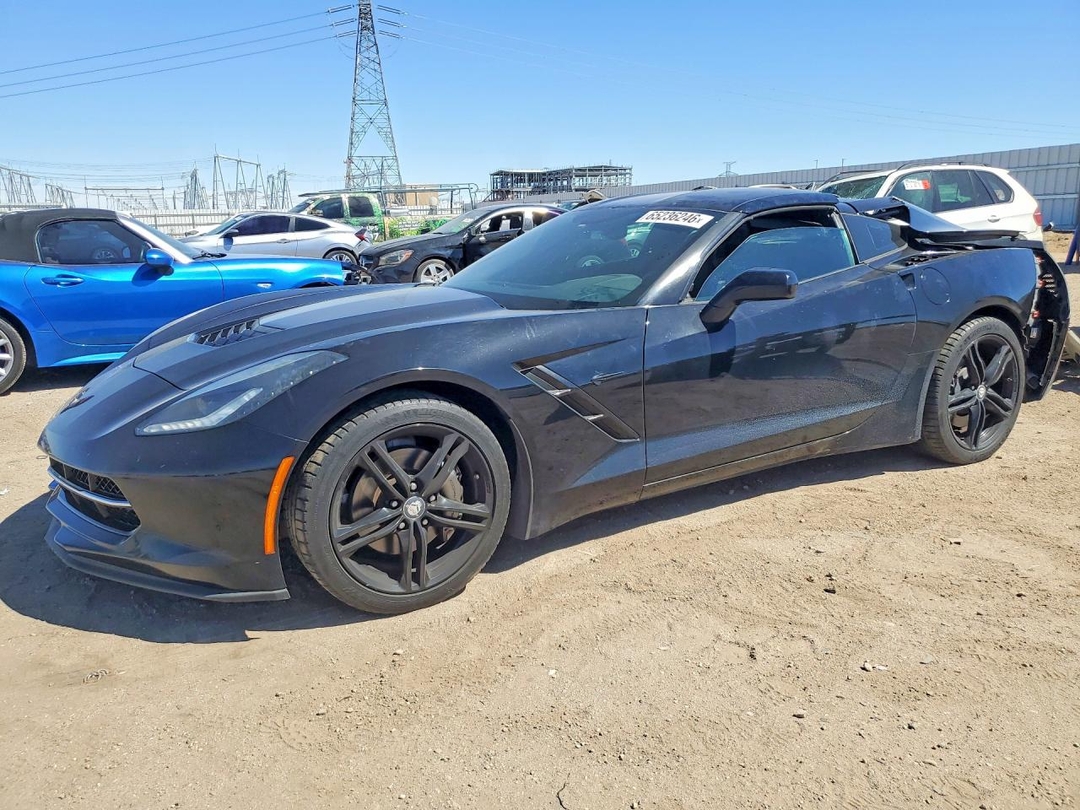 منظر 2016 CHEVROLET CORVETTE STINGRAY 1LT، زاوية 1
