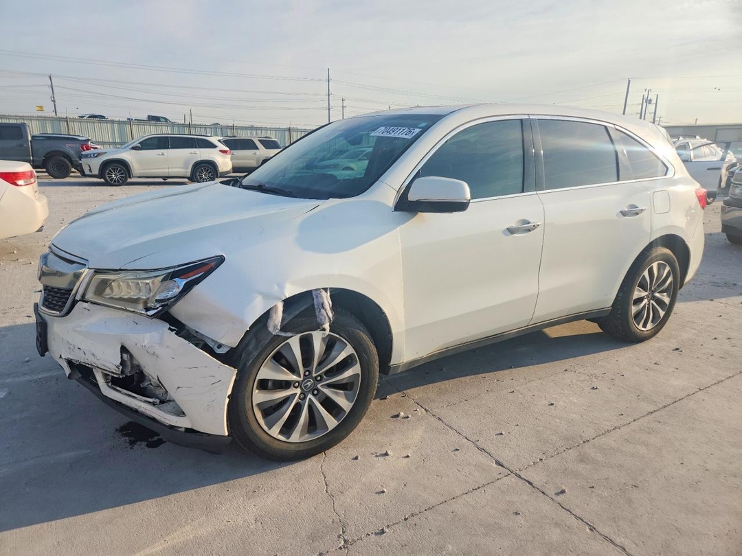 Vista de 2016 ACURA MDX TECHNOLOGY, ángulo 1