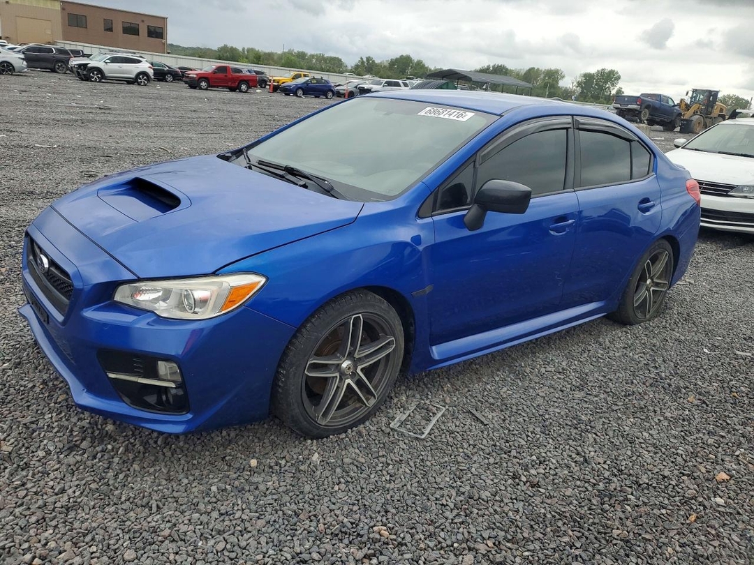 Vue de 2017 SUBARU WRX, angle 1