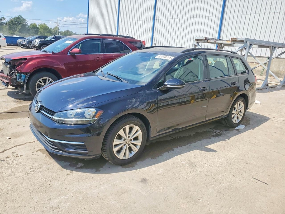 Vista de 2019 VOLKSWAGEN GOLF SPORTWAGEN S, ángulo 1