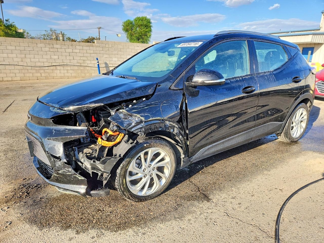Vue de 2023 CHEVROLET BOLT EUV LT, angle 1