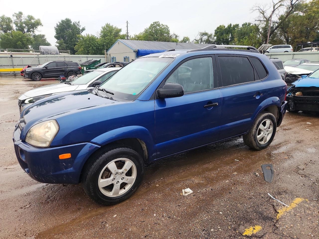 Вид 2007 HYUNDAI TUCSON GLS, угол 1