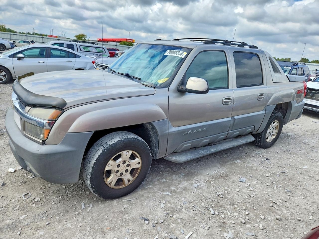 Vue de 2002 CHEVROLET AVALANCHE K1500, angle 1